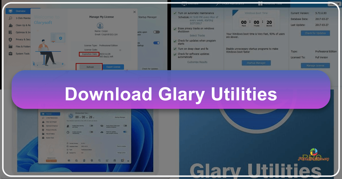 Glary Utilities: A comprehensive tool for PC optimization, maintenance, and performance improvement with various system utilities. /images/download-glary-utilities.png