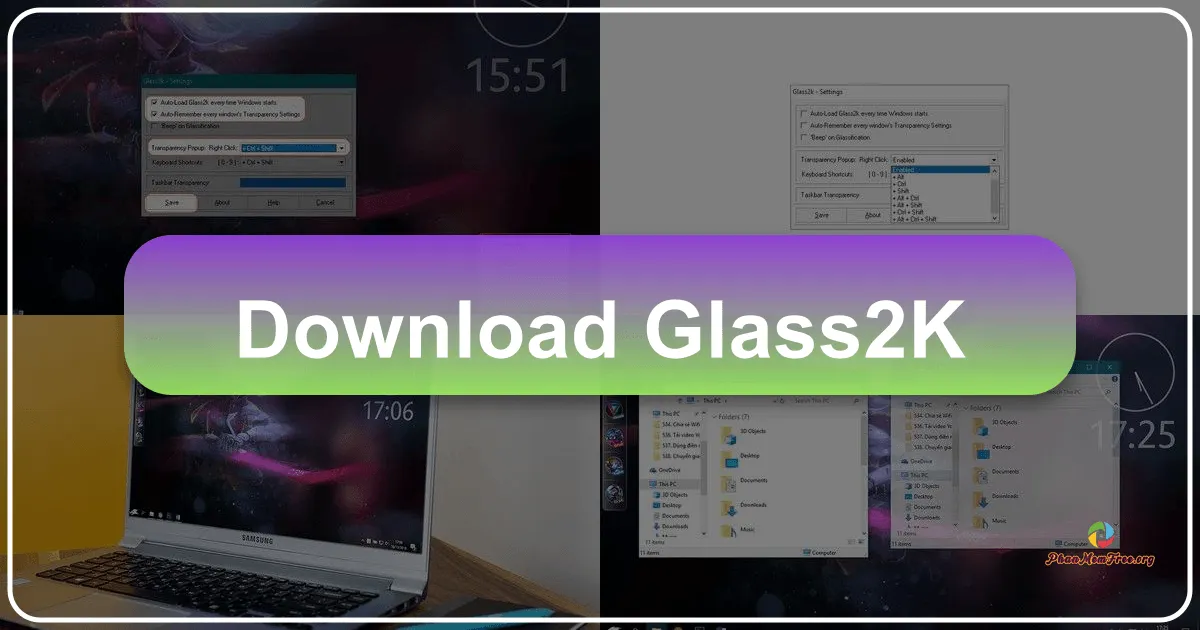 Glass2k: A Review of the Windows Transparency Utility