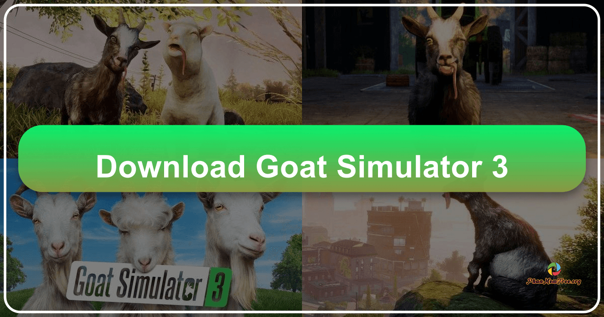 Goat Simulator 3 offers chaotic fun with enhanced graphics, multiplayer, and customization options for a hilarious sandbox adventure. /images/download-goat-simulator-3.png