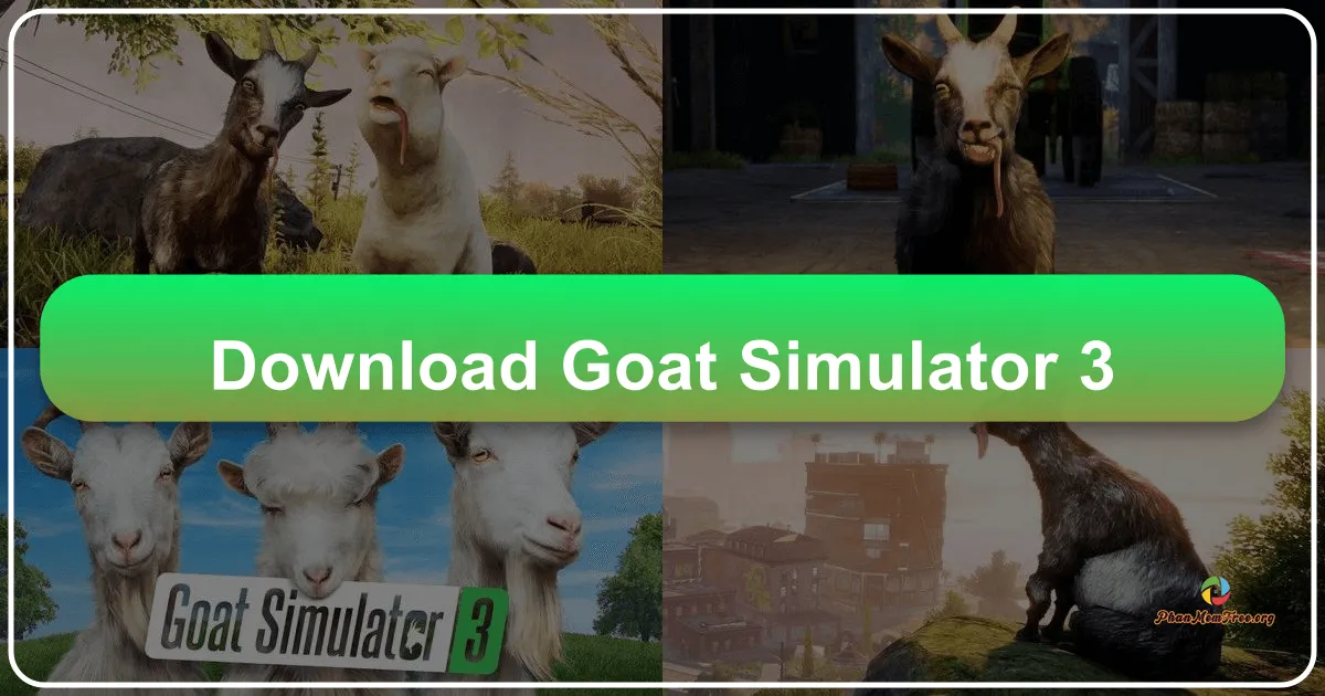 Goat Simulator 3: A Hilariously Chaotic Sandbox Adventure