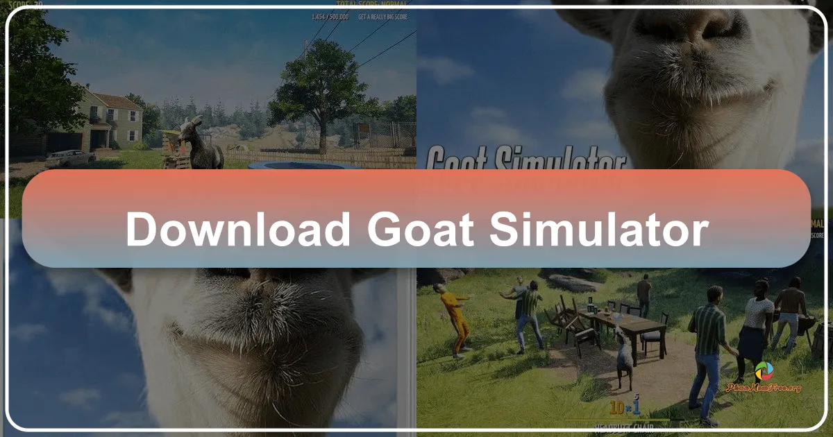 Goat Simulator: Trò chơi mô phỏng chú dê bá đạo phá hủy thành phố