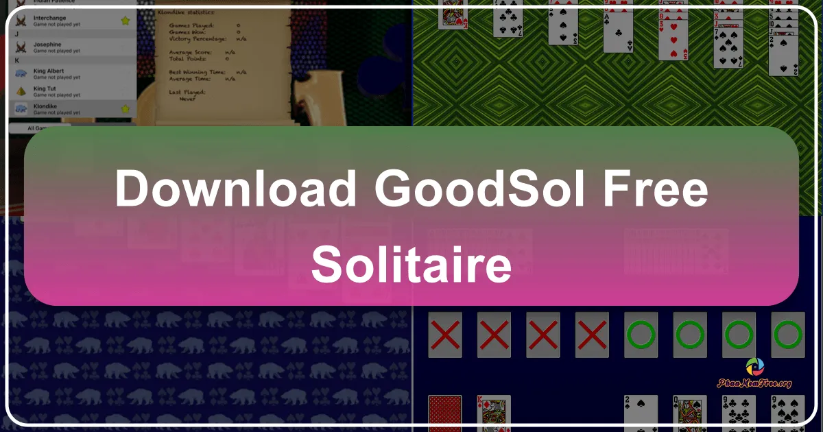 Goodsol Free Solitaire: Your Gateway to Classic Card Gaming Enjoyment