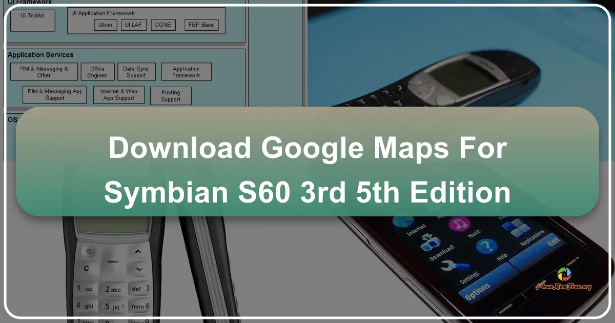 Google Maps cho Symbian (S60 3rd/5th Edition): Bản đồ thế giới trong tầm tay