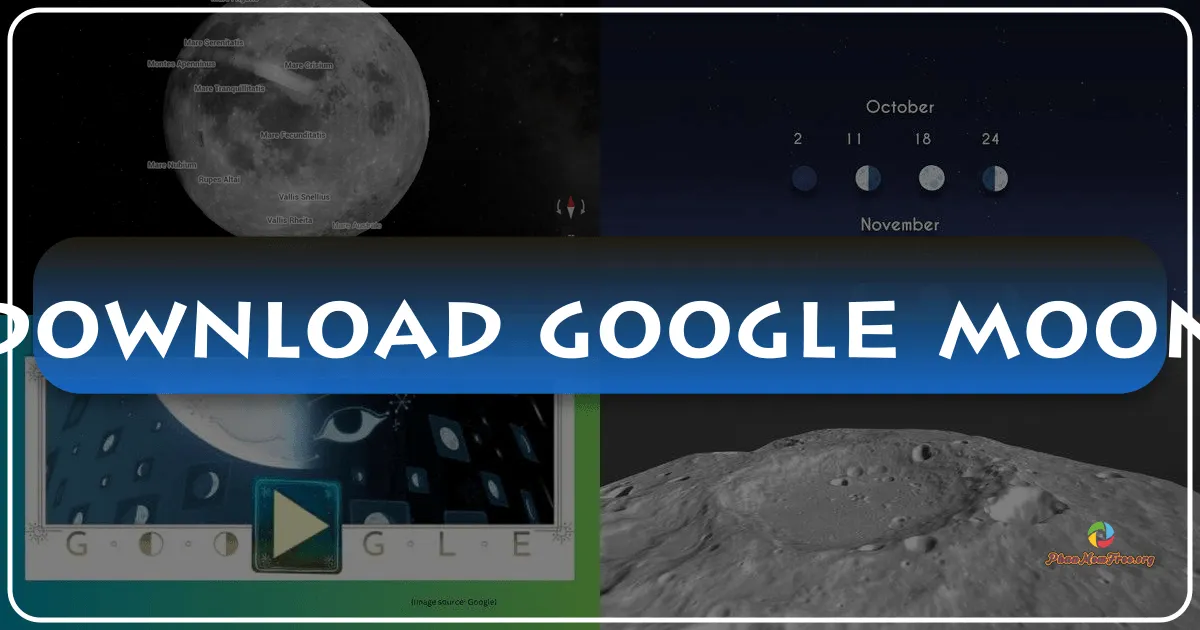 Google Moon: Khám phá bề mặt Mặt Trăng từ hình ảnh vệ tinh chi tiết