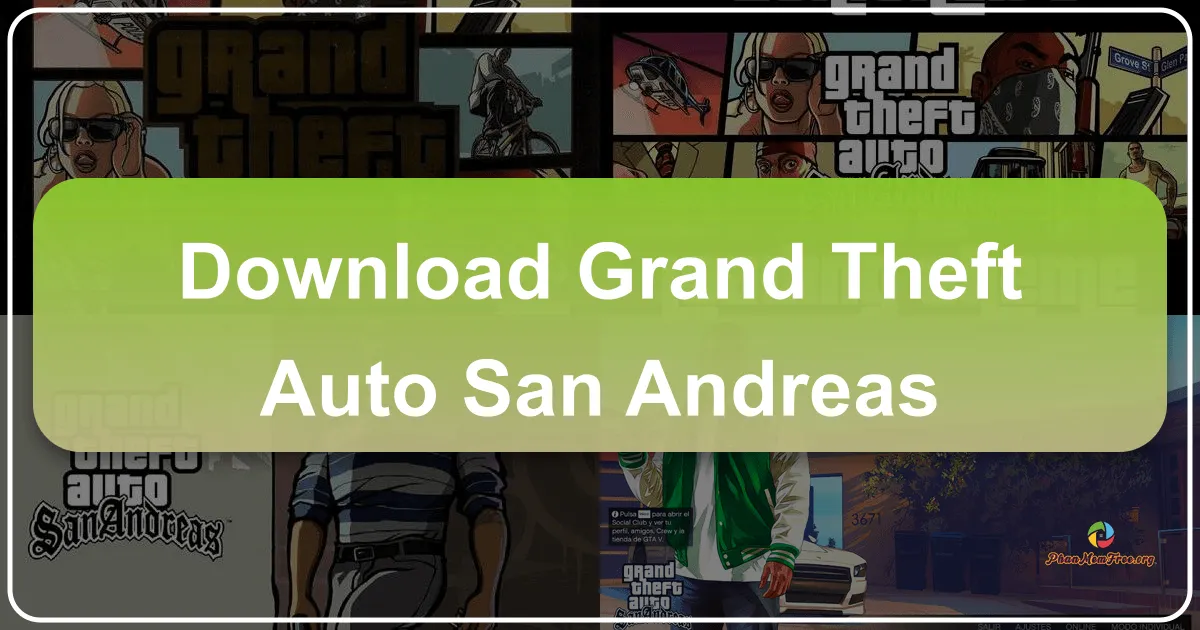 Grand Theft Auto: San Andreas: A Deep Dive into a Generation-Defining Game