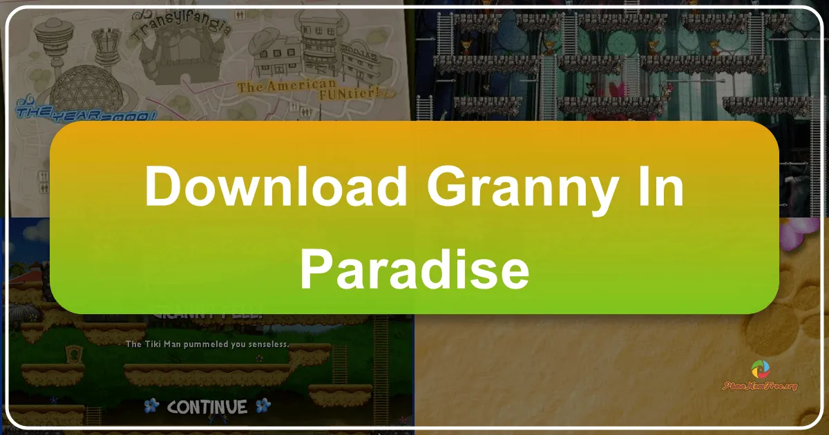 Granny in Paradise: A Quirky Puzzle Platformer Adventure