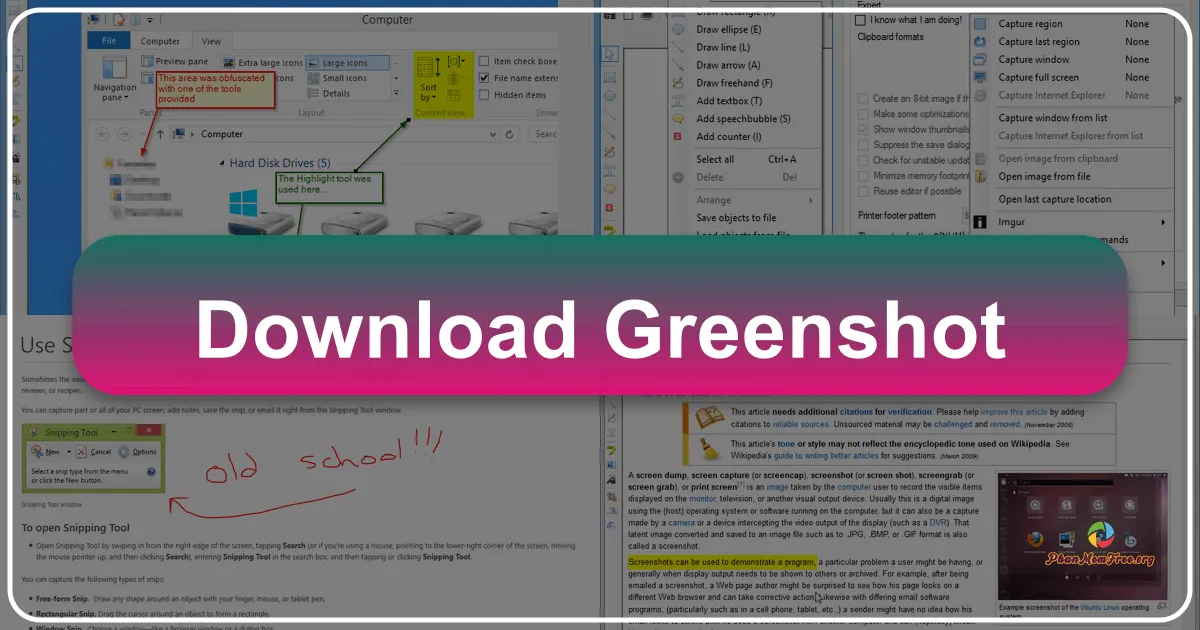 Greenshot: Công cụ chụp ảnh màn hình mạnh mẽ và tiện lợi