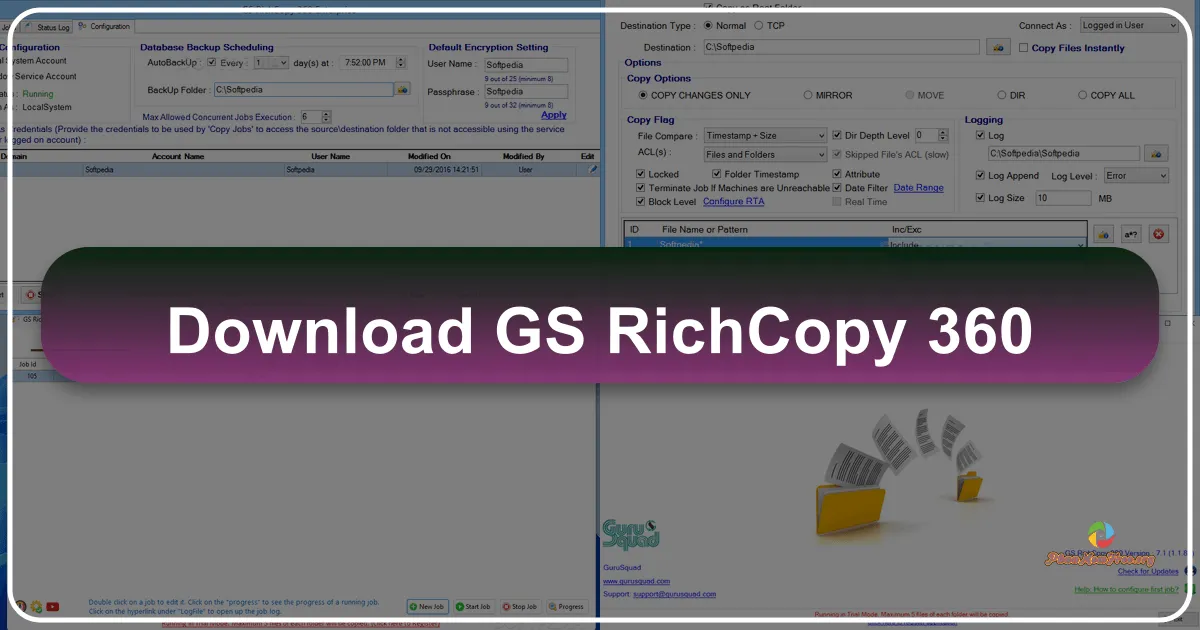 GS RichCopy 360: Robust Data Replication for Enterprise Environments