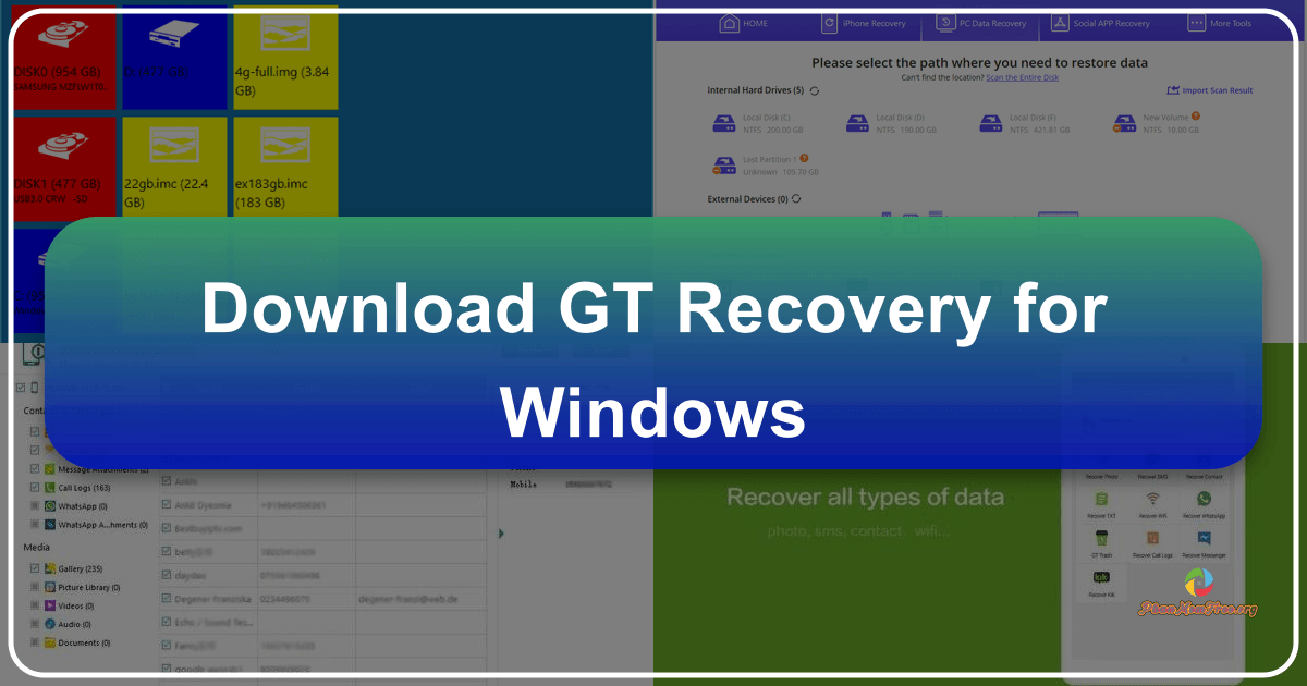 GT Recovery for Windows, a free data recovery software for retrieving lost or deleted files and data. /images/download-gt-recovery-for-windows.png