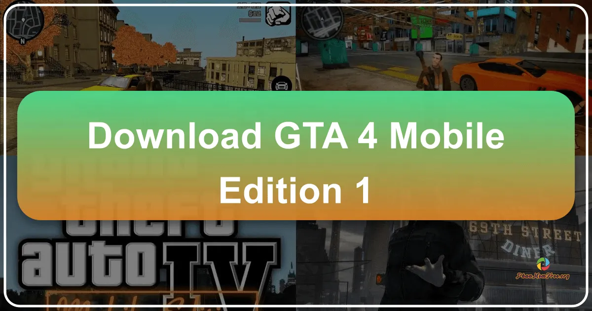 GTA 4 Mobile Edition #1: A Review of the Android Port