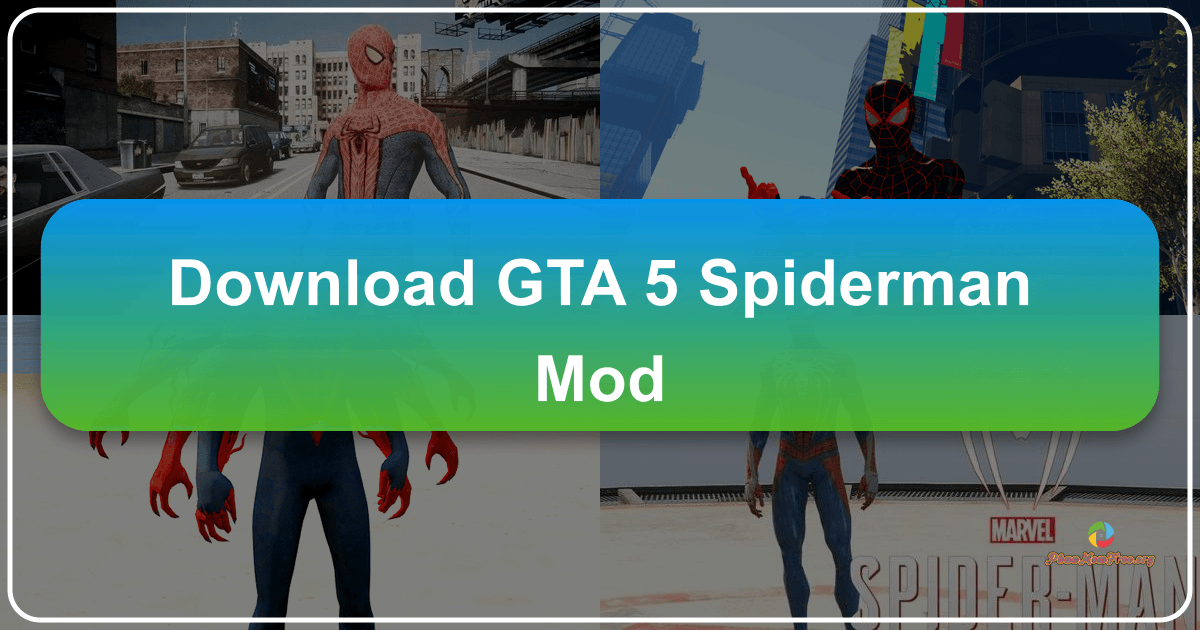 Experience GTA 5 with the Spiderman mod, adding web-slinging and superhero flair to the game. /images/download-gta-5-spiderman-mod.png