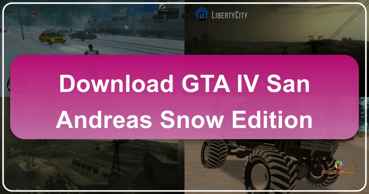 GTA IV San Andreas - Snow Edition: A Winter Wonderland Mod for GTA: San Andreas