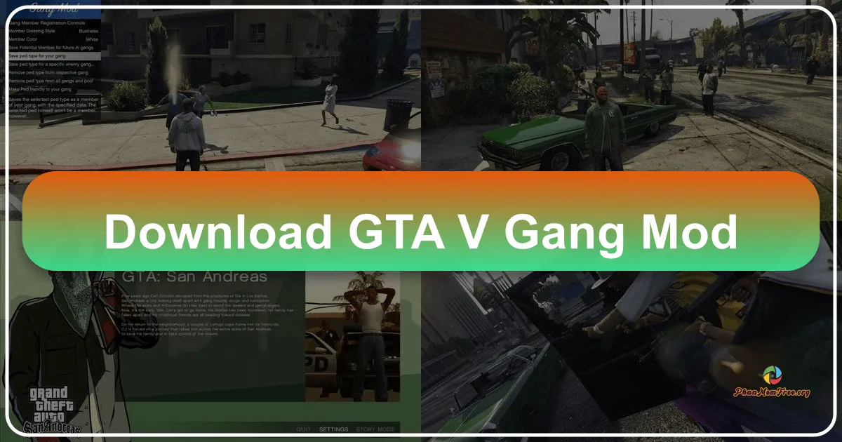 GTA 5 Gang Mod: Immerse Yourself in the Underworld of Los Santos