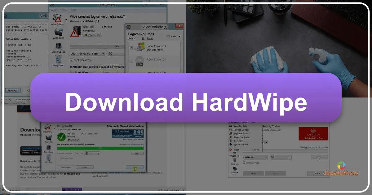 Hardwipe: Securely Deleting Files and Wiping Hard Drives