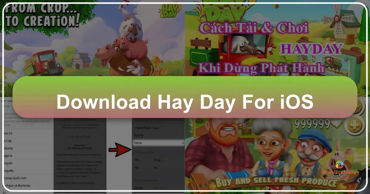Hay Day trên iOS: Trải Nghiệm Nông Trại Ước Mơ trên iPhone và iPad