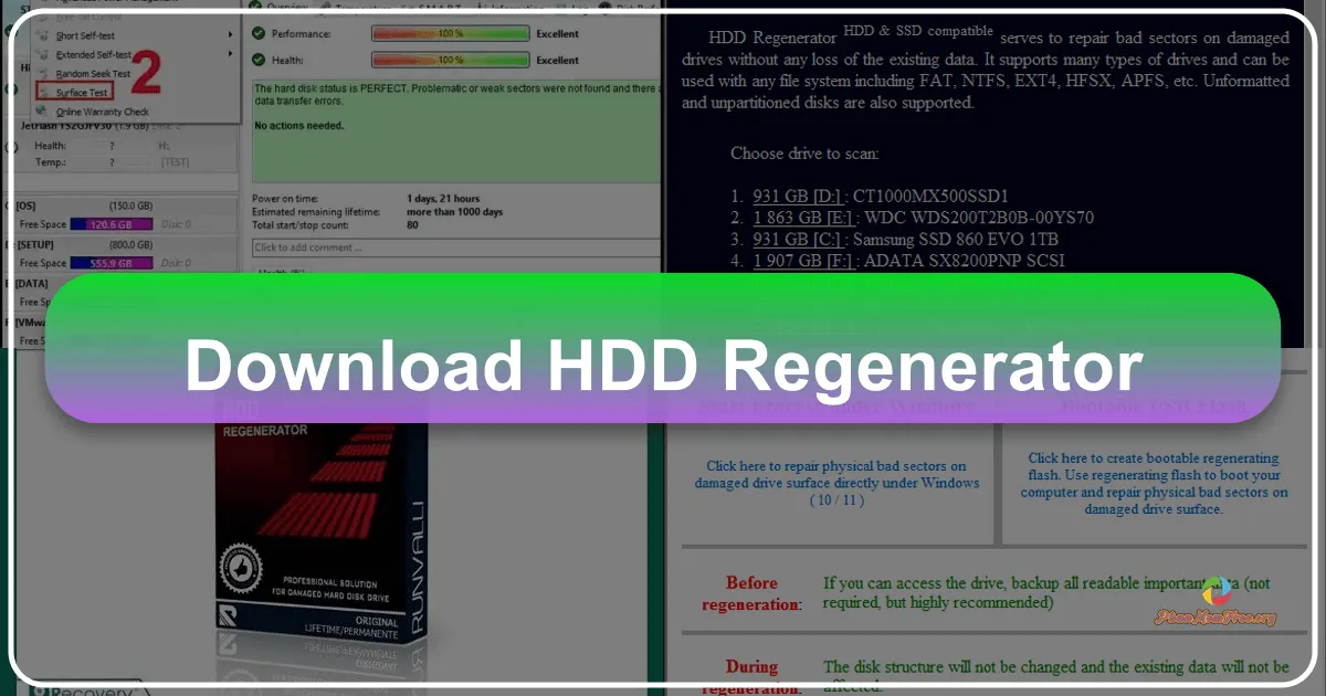 HDD Regenerator: Giải pháp phục hồi ổ cứng bị lỗi