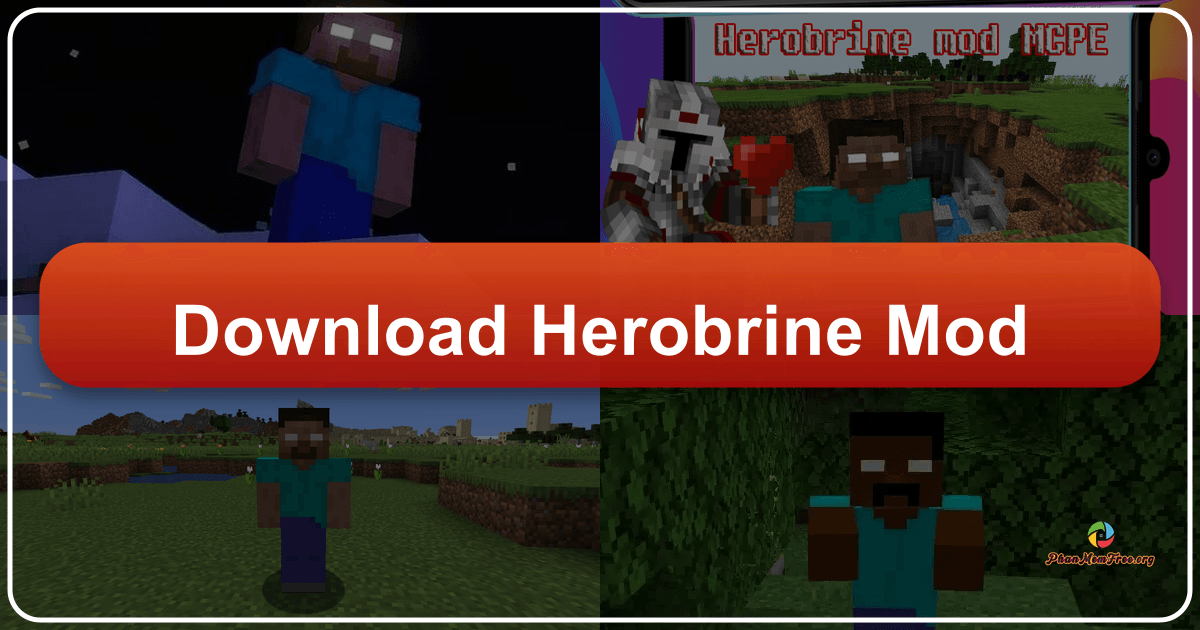 The Herobrine Mod brings horror to Minecraft with a terrifying, supernatural entity and unsettling gameplay experience. /images/download-herobrine-mod.png