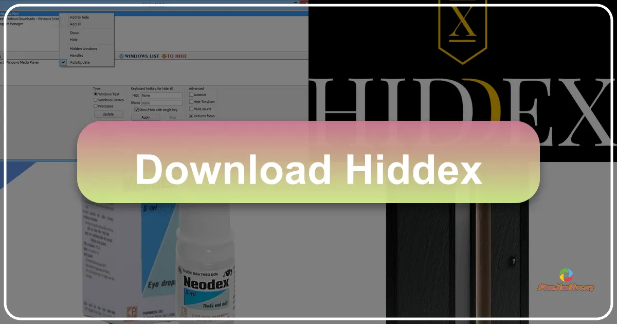 HiddeX: Công cụ quản lý cửa sổ ứng dụng hiệu quả
