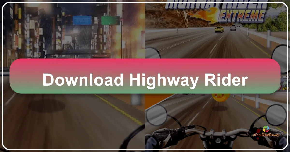 Highway Rider: A High-Octane Motorcycle Racing Experience