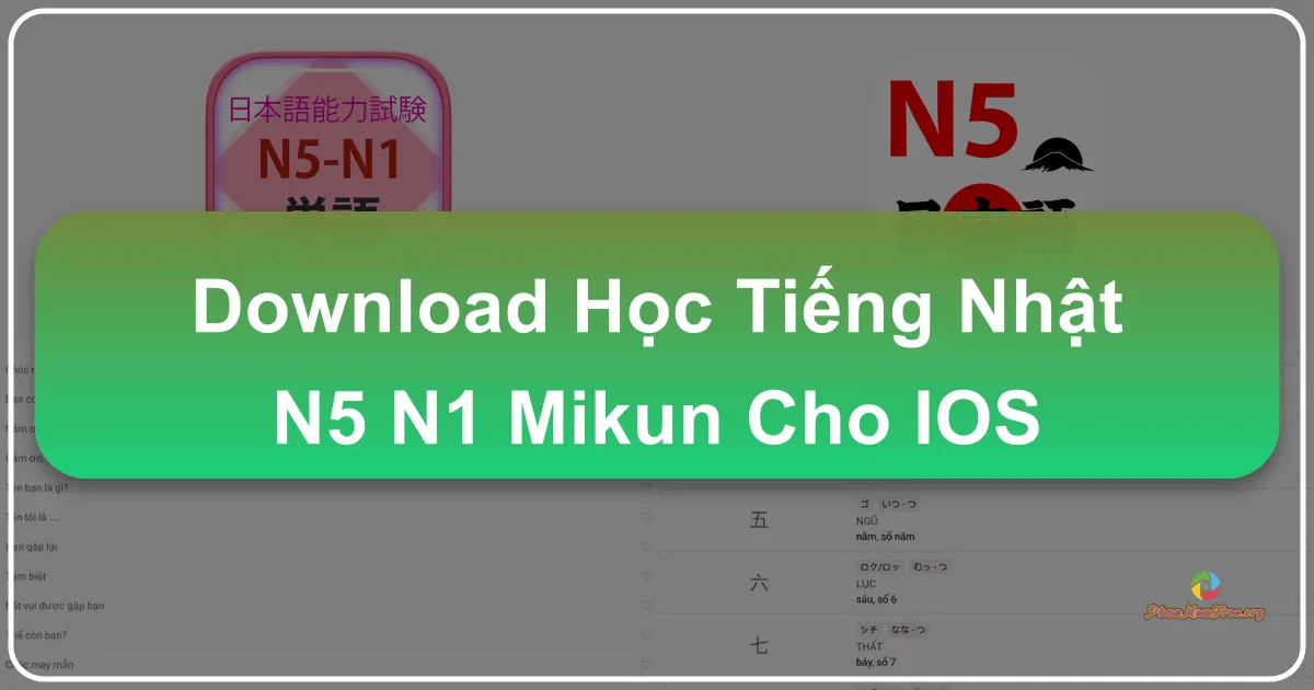 Download Học Tiếng Nhật N5 N1 Mikun Cho IOS – Cánh Cửa Mở Ra Thế Giới Ngôn Ngữ Mặt Trời Mọc Miễn Phí Trên Thiết Bị Của Bạn