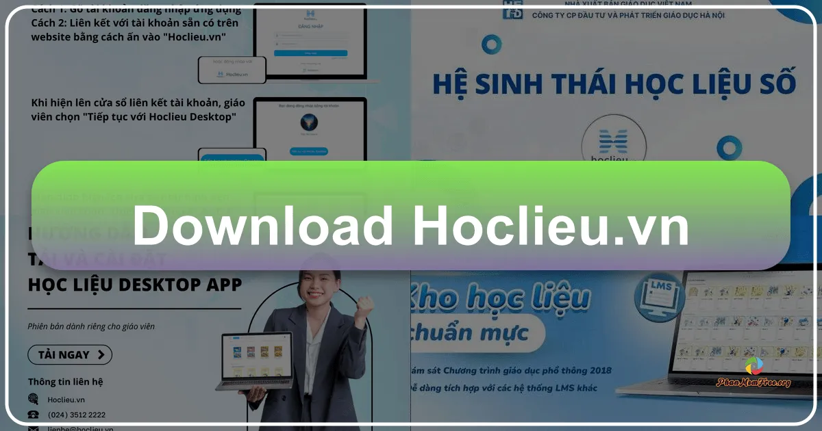 HocLieu.vn: Hệ Sinh Thái Học Liệu Trực Tuyến Toàn Diện Cho Giáo Viên và Học Sinh