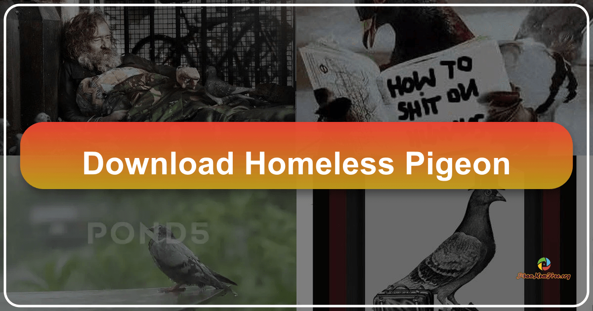 Homeless Pigeon: A charming, low-maintenance virtual pet with a simple yet endearing pixelated design and calm demeanor. /images/download-homeless-pigeon.png
