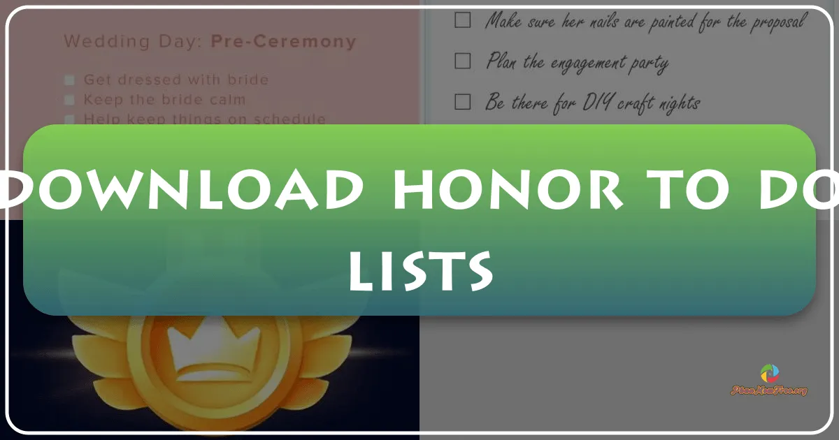 Honor: To Do Lists – Your Personalized Habit Tracker and Time Management Tool