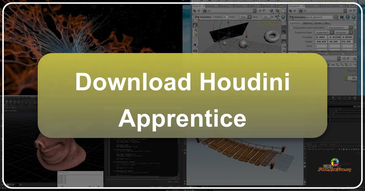 Houdini Apprentice: A Deep Dive into Side Effects Software's 3D Animation Powerhouse