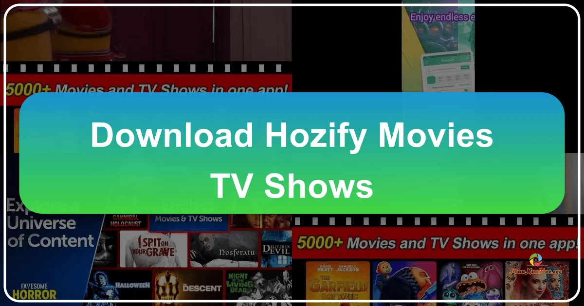 Hozify: Your Personalized Gateway to Movies and TV Shows