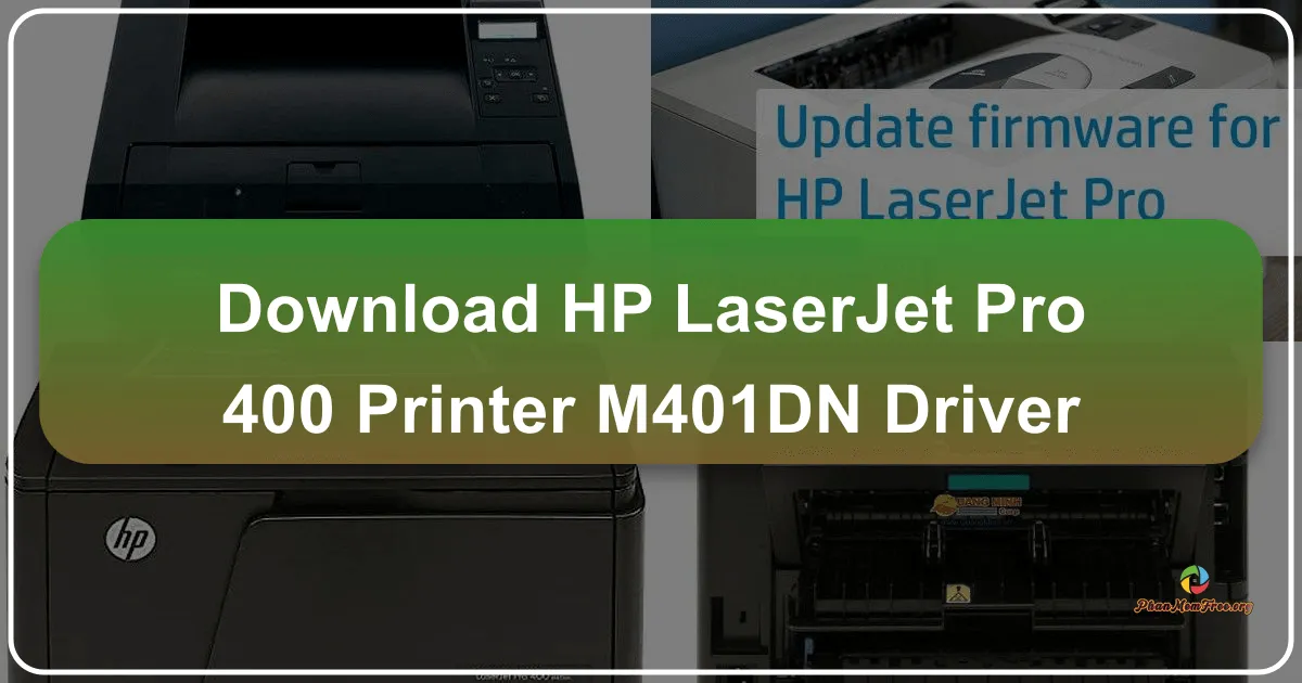 HP LaserJet Pro 400 Printer M401dn Driver: A Comprehensive Guide