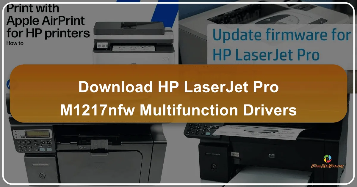 HP LaserJet Pro M1217nfw Multifunction Drivers