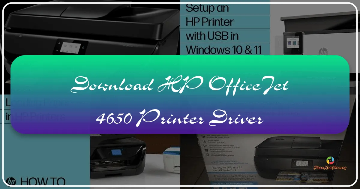 HP OfficeJet 4650 Printer Driver: A Comprehensive Guide
