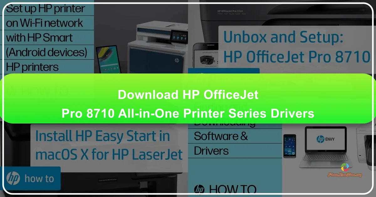 HP OfficeJet Pro 8710 All-in-One Printer Series Drivers: A Comprehensive Guide