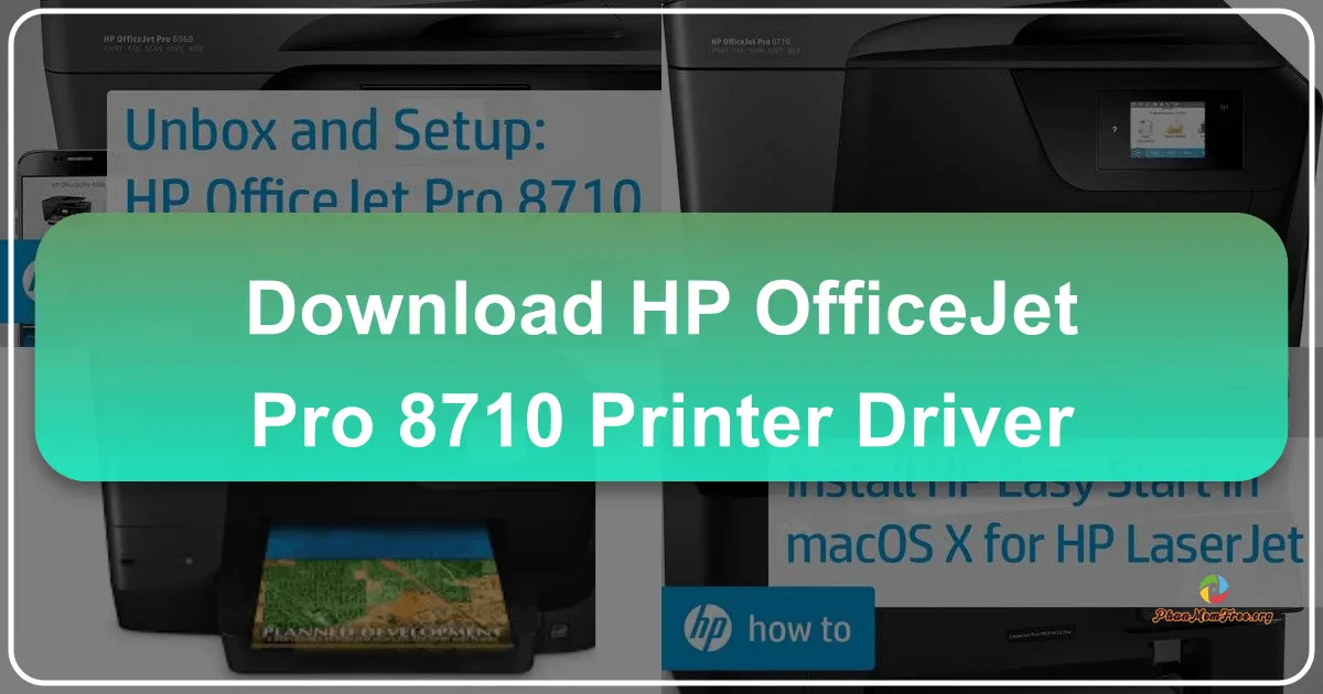 HP OfficeJet Pro 8710 Printer Driver: A Comprehensive Guide