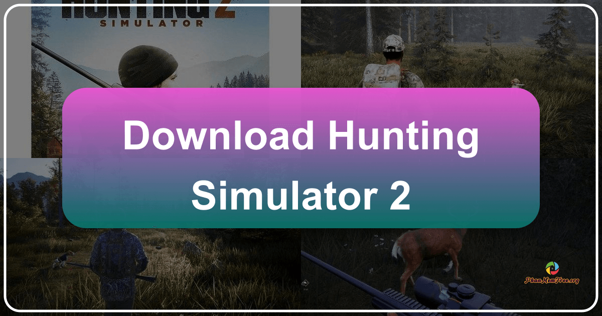 Hunting Simulator 2 offers a realistic hunting experience with diverse environments and wildlife, and improved gameplay mechanics. /images/download-hunting-simulator-2.png