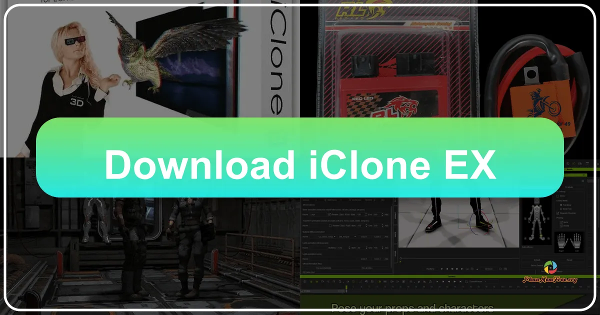 Tải iClone EX: Khám phá Thế giới Hoạt hình 3D Chuyên nghiệp và Dễ dàng