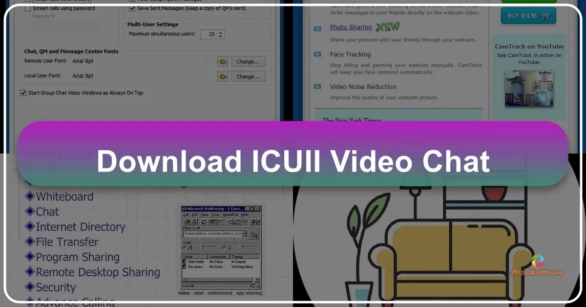 ICUII Video Chat: A Retrospective Look at an Early Video Conferencing Application