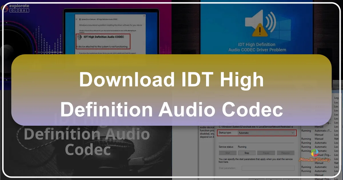 IDT High Definition Audio Codec: Bộ giải mã âm thanh chất lượng cao cho máy tính