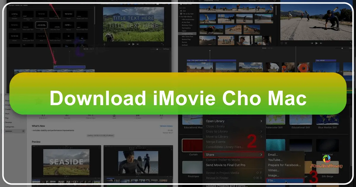 iMovie cho Mac: Trải nghiệm biên tập video chuyên nghiệp, hoàn toàn miễn phí