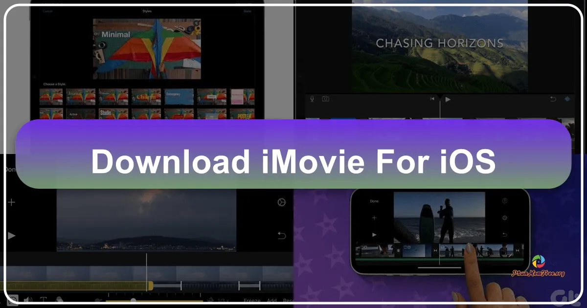 iMovie cho iOS: Trình Chỉnh Sửa Video Hoàn Hảo trên iPhone và iPad