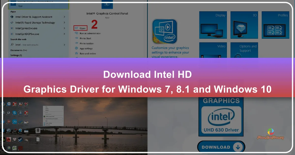 Intel HD Graphics Driver for Windows 7, 8.1, and Windows 10