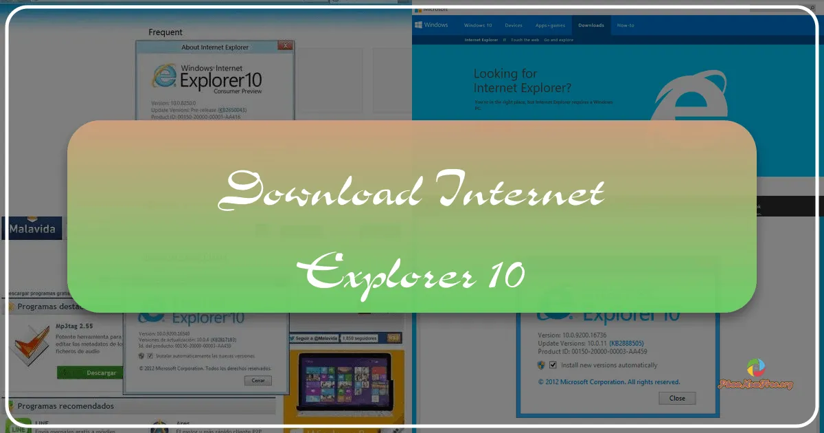 Internet Explorer 10: Trình duyệt web mặc định trên Windows 7