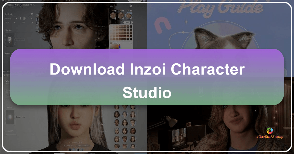 Explore inZOI: Character Studio, a hyperrealistic character creator with advanced customization options and innovative technology. /images/download-inzoi-character-studio.png