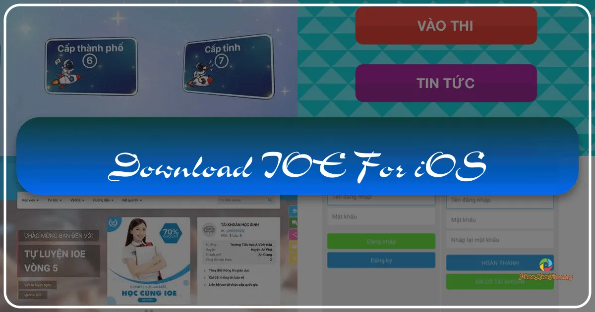 IOE dành cho iOS: Nền Tảng Thi và Học Tiếng Anh Trực Tuyến Toàn Diện