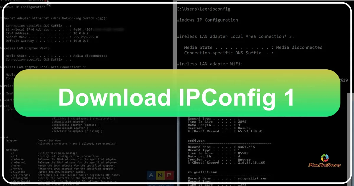 IPConfig: A Comprehensive Guide to This Free Networking Tool