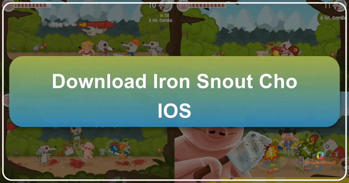 Iron Snout cho iOS: Trận chiến bất tận giữa chú lợn hồng và bầy sói gian ác