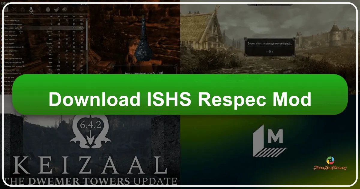 Ish's Respec Mod: A Skyrim Mod for Re-Speccing Your Character