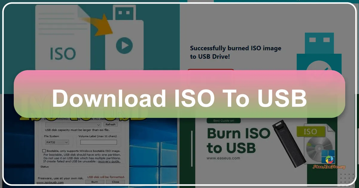 ISO to USB: Công cụ ghi file ISO vào USB đơn giản và hiệu quả
