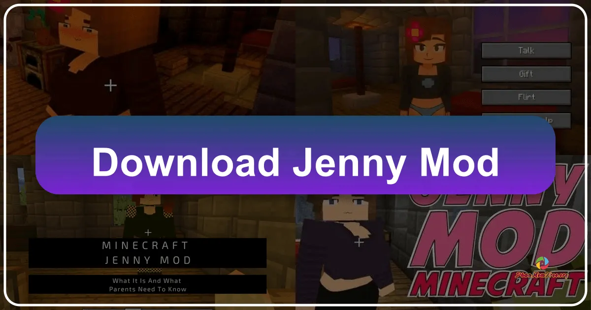 Jenny Mod: Bạn Gái Ảo Trong Thế Giới Minecraft