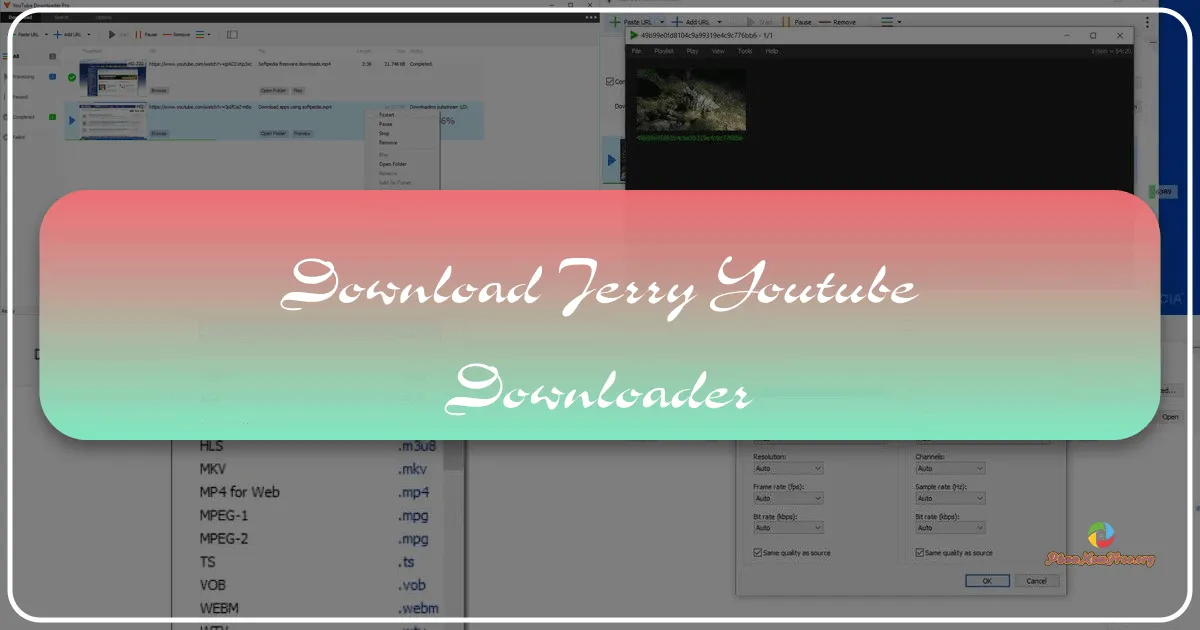 Jerry YouTube Downloader: Công cụ tải và chuyển đổi video mạnh mẽ